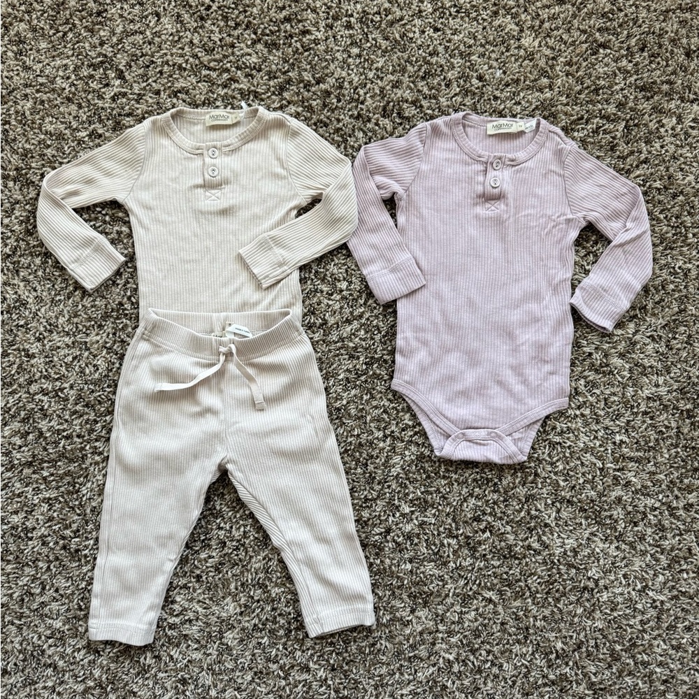 MarMar Copenhagen 1Y Bundle – Ribbed Set (3 Pieces)